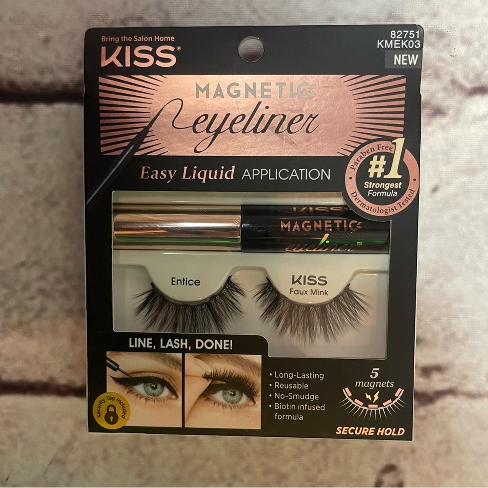 💰5/$20 Kiss Magnetic Eyeliner and Faux Minx Fake Lashes